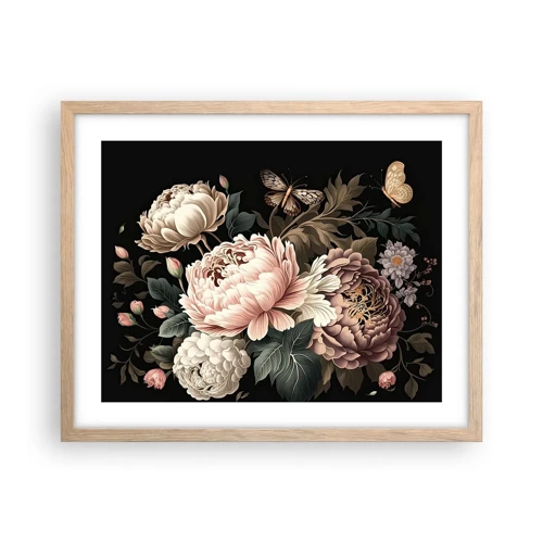 Poster in light oak frame - Baroque Style - 50x40 cm