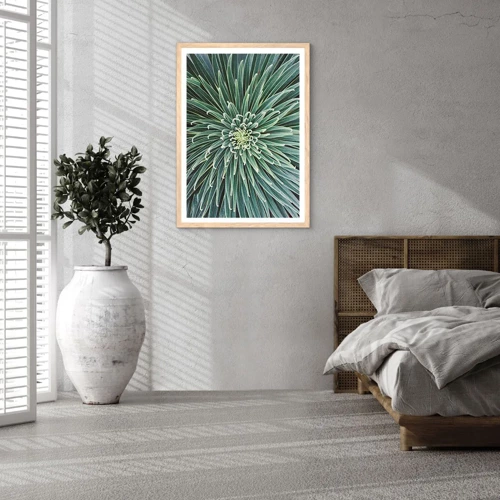 Poster in light oak frame - Birth of a Star - 70x100 cm