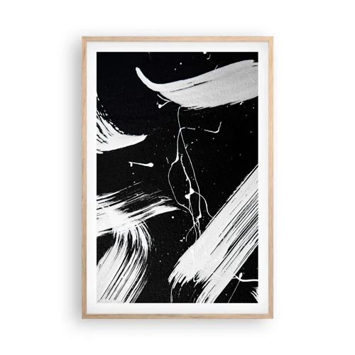 Poster in light oak frame - Breaking the Darkness - 61x91 cm