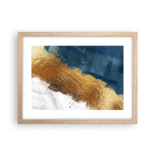 Poster in light oak frame - Colours of Summer - 40x30 cm