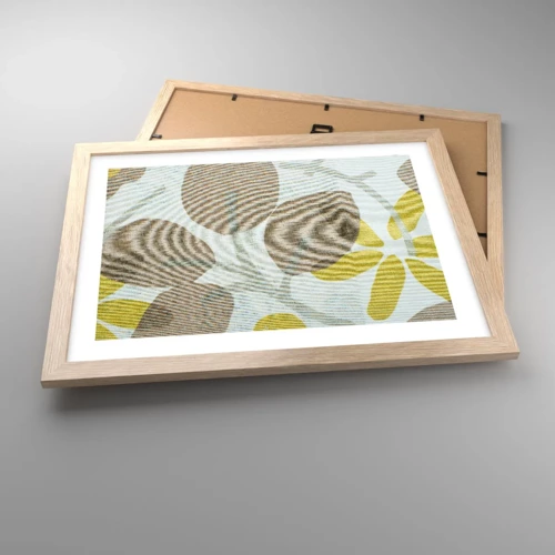 Poster in light oak frame - Composition in Full Sunlight - 40x30 cm
