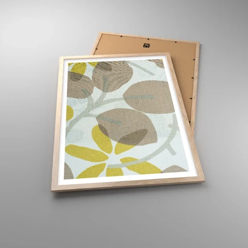 Poster in light oak frame - Composition in Full Sunlight - 50x70 cm