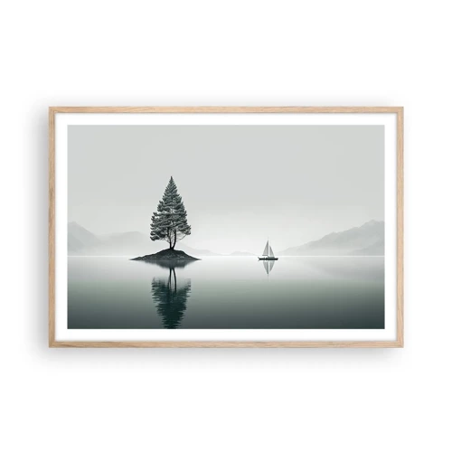 Poster in light oak frame - Daydreaming - 91x61 cm