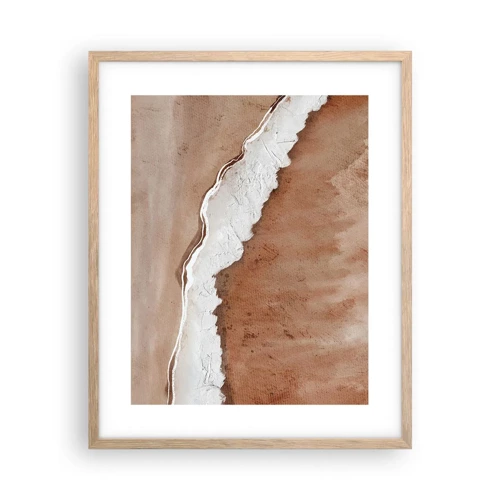 Poster in light oak frame - Earth Colours - 40x50 cm