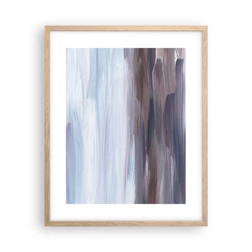 Poster in light oak frame - Elements: Water - 40x50 cm