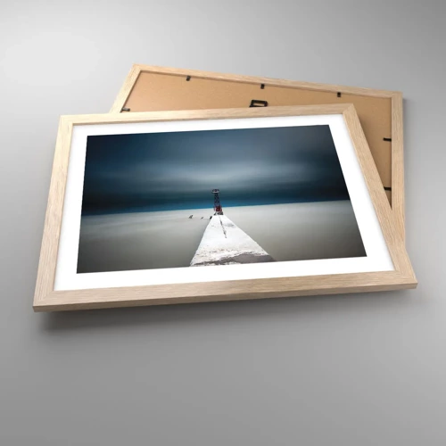 Poster in light oak frame - Encounter with Infinity - 40x30 cm