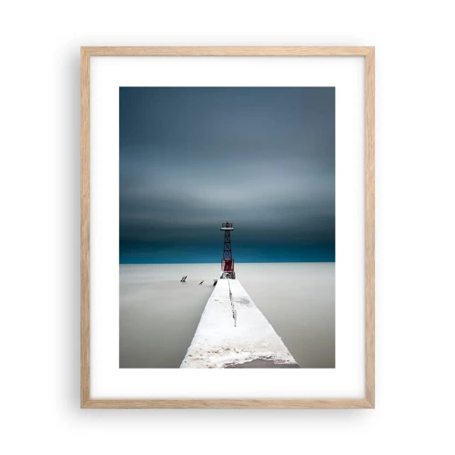 Poster in light oak frame - Encounter with Infinity - 40x50 cm