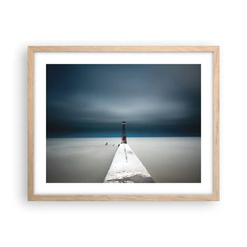 Poster in light oak frame - Encounter with Infinity - 50x40 cm