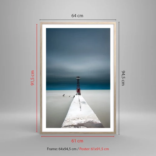 Poster in light oak frame - Encounter with Infinity - 61x91 cm