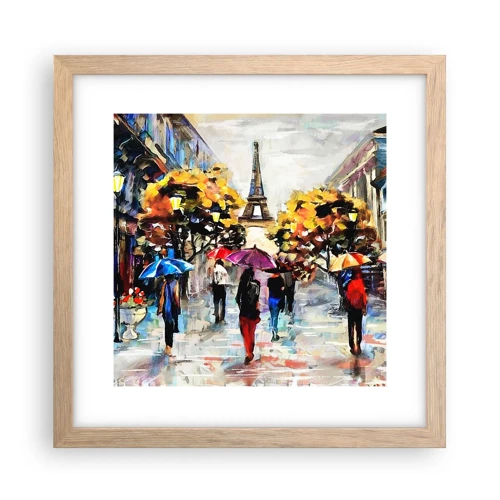 Poster in light oak frame - Especially Beautiful in Autumn - 30x30 cm