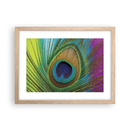 Poster in light oak frame - Eye to Eye - 40x30 cm