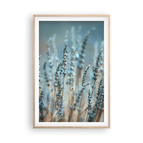 Poster in light oak frame - Fragrant Grass - 61x91 cm