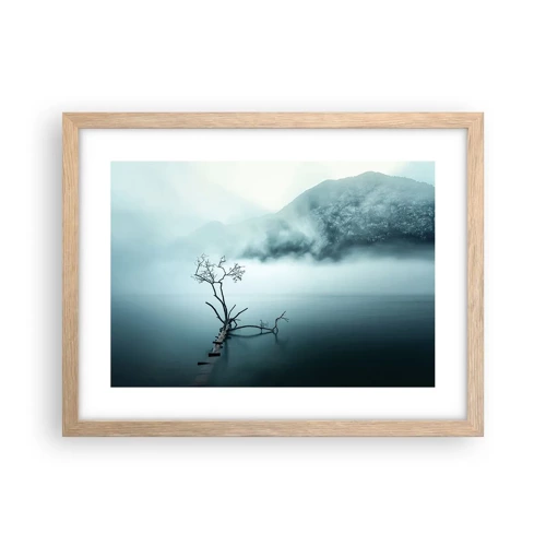 Poster in light oak frame - From Water and Fog - 40x30 cm