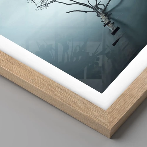Poster in light oak frame - From Water and Fog - 50x40 cm