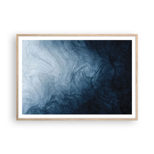 Poster in light oak frame - Going Deep - 100x70 cm