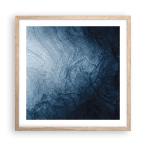 Poster in light oak frame - Going Deep - 50x50 cm