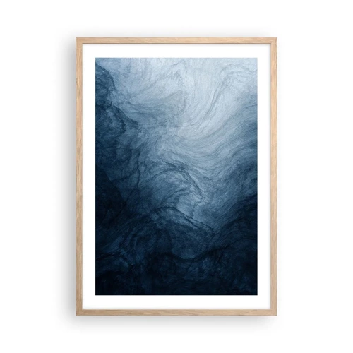 Poster in light oak frame - Going Deep - 50x70 cm