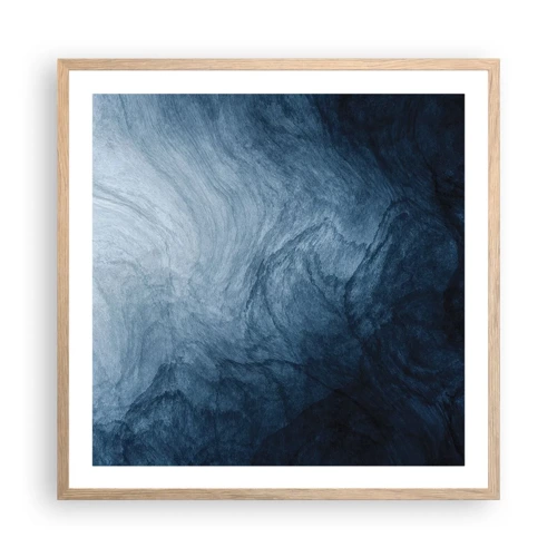 Poster in light oak frame - Going Deep - 60x60 cm