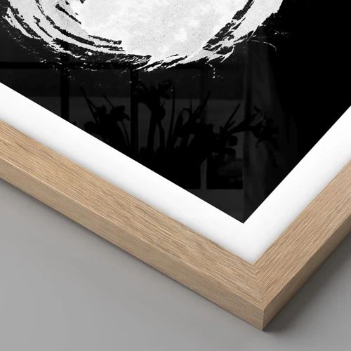 Poster in light oak frame - Good Solution - 61x91 cm