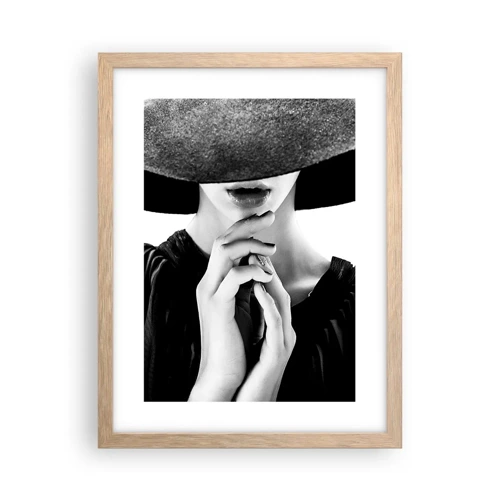 Poster in light oak frame - Hidden Beauty - 30x40 cm