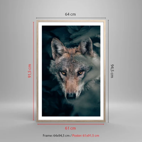 Poster in light oak frame - Hunter - 61x91 cm