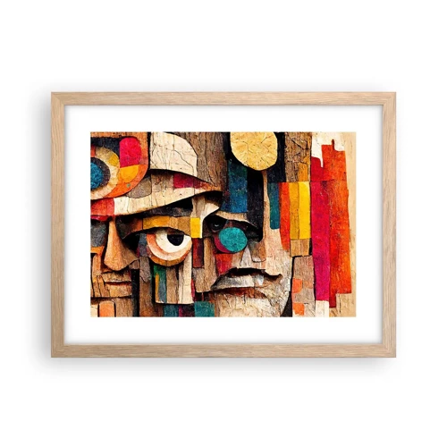 Poster in light oak frame - I Can See You - 40x30 cm