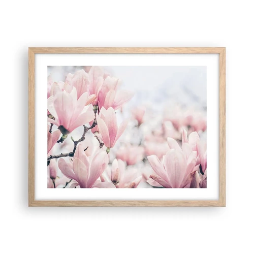 Poster in light oak frame - Ideal of Subtlety - 50x40 cm