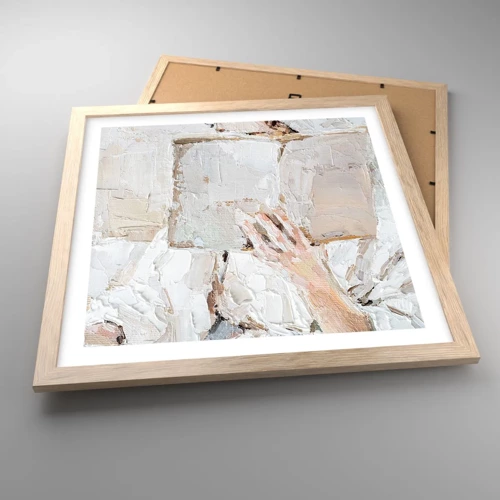 Poster in light oak frame - In Another World - 40x40 cm