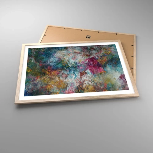 Poster in light oak frame - In Full Bloom - 70x50 cm