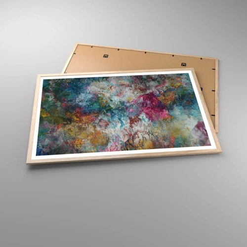 Poster in light oak frame - In Full Bloom - 91x61 cm