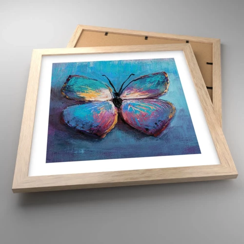 Poster in light oak frame - In Full Splendour - 30x30 cm