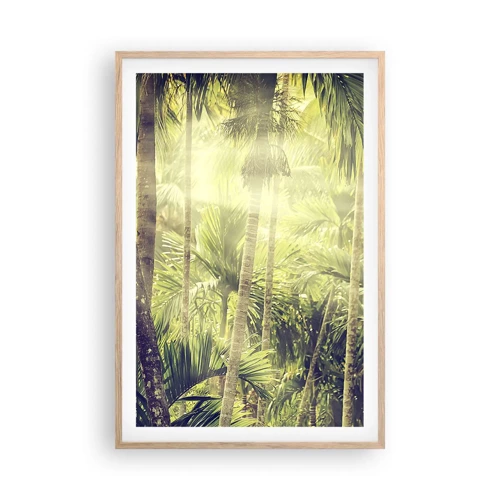 Poster in light oak frame - In Green Heat - 61x91 cm