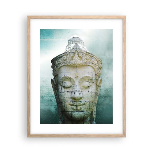 Poster in light oak frame - In Search of Light - 40x50 cm