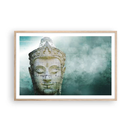 Poster in light oak frame - In Search of Light - 91x61 cm