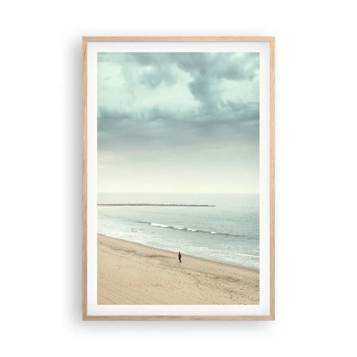Poster in light oak frame - In Search of Quiet - 61x91 cm