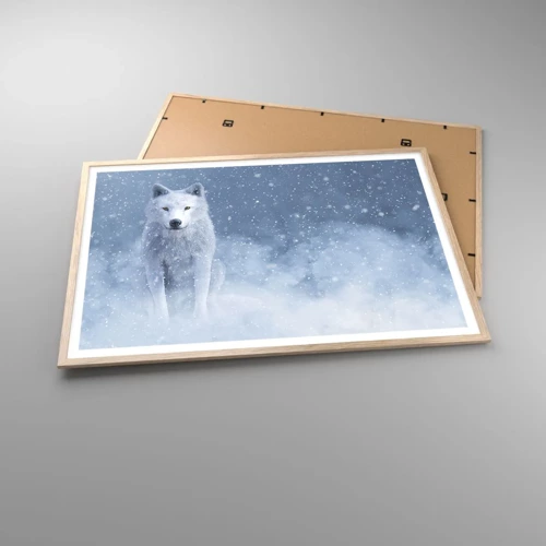 Poster in light oak frame - In Winter Spirit - 100x70 cm