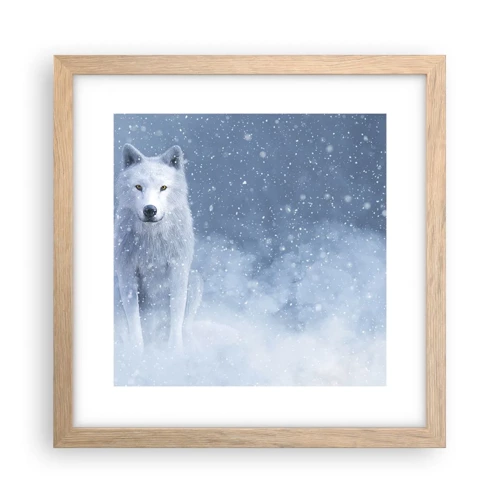 Poster in light oak frame - In Winter Spirit - 30x30 cm