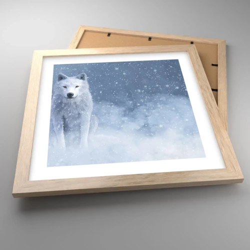 Poster in light oak frame - In Winter Spirit - 30x30 cm