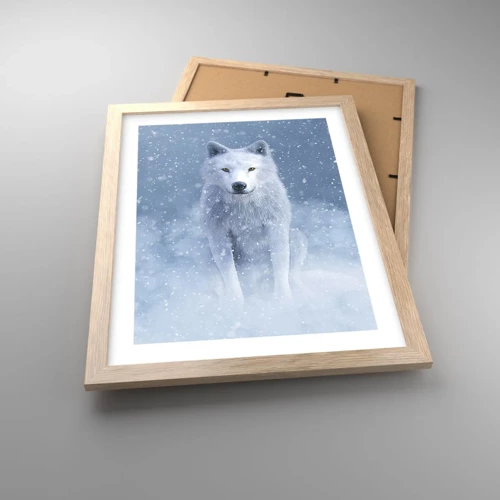 Poster in light oak frame - In Winter Spirit - 30x40 cm