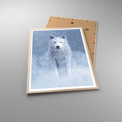 Poster in light oak frame - In Winter Spirit - 70x100 cm