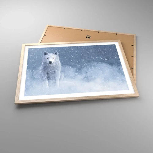 Poster in light oak frame - In Winter Spirit - 70x50 cm