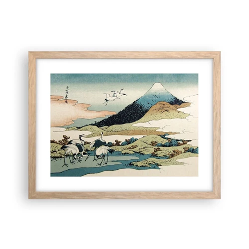 Poster in light oak frame - In a Japanese Spirit - 40x30 cm