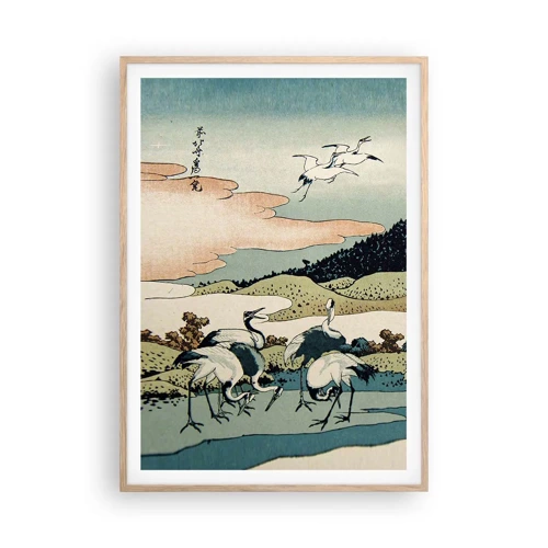 Poster in light oak frame - In a Japanese Spirit - 70x100 cm