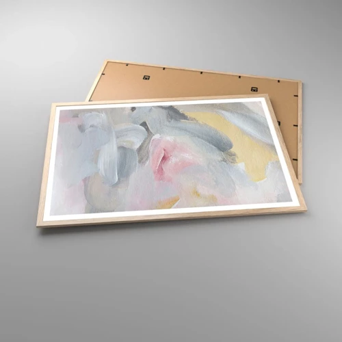 Poster in light oak frame - In a Pastel World - 91x61 cm