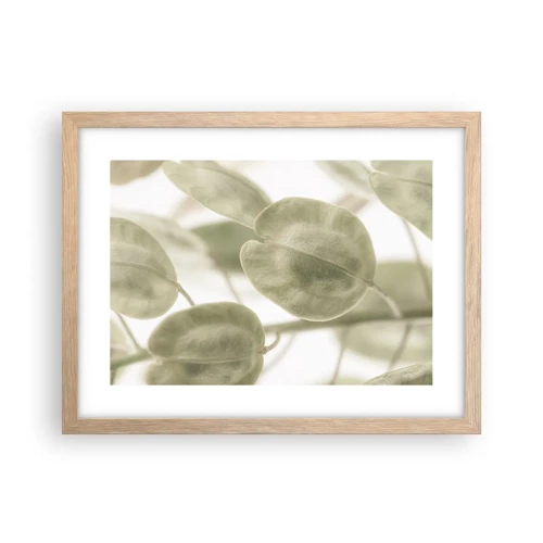 Poster in light oak frame - In the Beginning There Were Leaves… - 40x30 cm