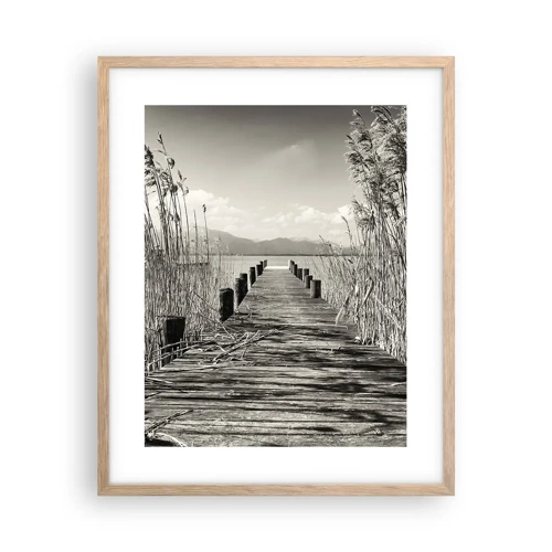 Poster in light oak frame - In the Grass - 40x50 cm