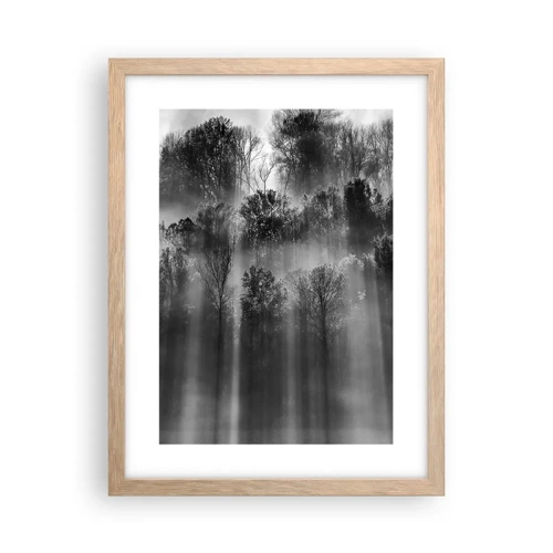 Poster in light oak frame - In the Streams of Light - 30x40 cm