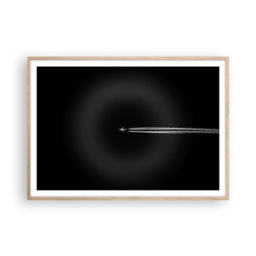 Poster in light oak frame - Into Another Dimension - 100x70 cm