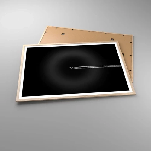 Poster in light oak frame - Into Another Dimension - 100x70 cm