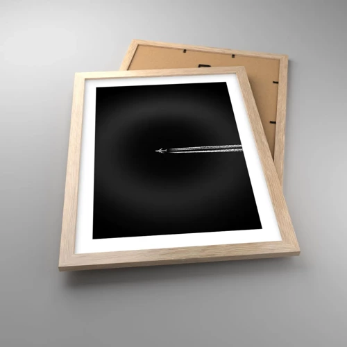 Poster in light oak frame - Into Another Dimension - 30x40 cm